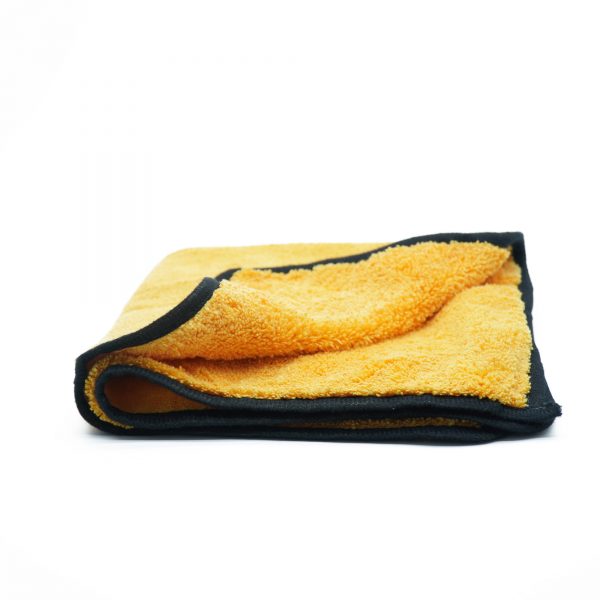 Purezo Professional Microfiber Towels for Household Cleaning and Car Washing, Dual-Sided Auto Detailing Towels, ORANGE- 6PCS - Image 3