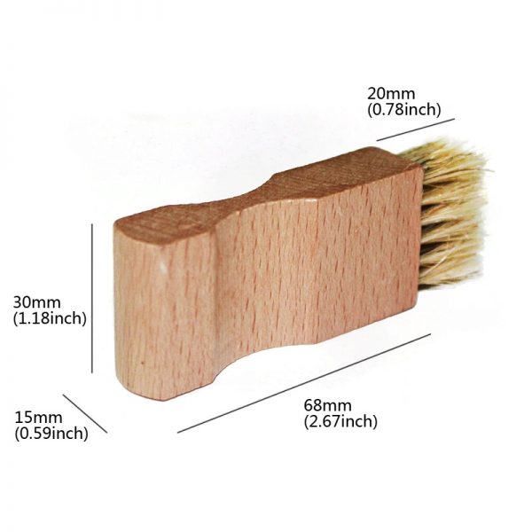 Purezo Wooden Handle Bristle Mini Brush - Image 4