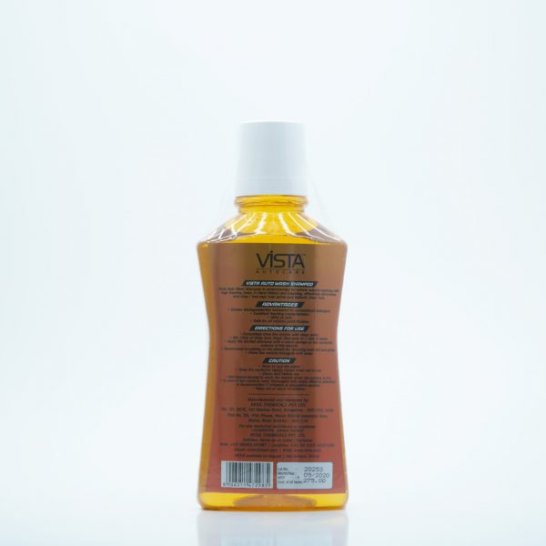 Vista Auto Care Car Shampoo 500ML - Image 3