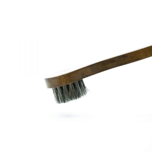 Purezo Wooden Long Handle with Horse Hair Soft Brush